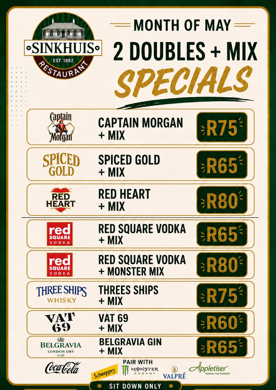 Specials Page